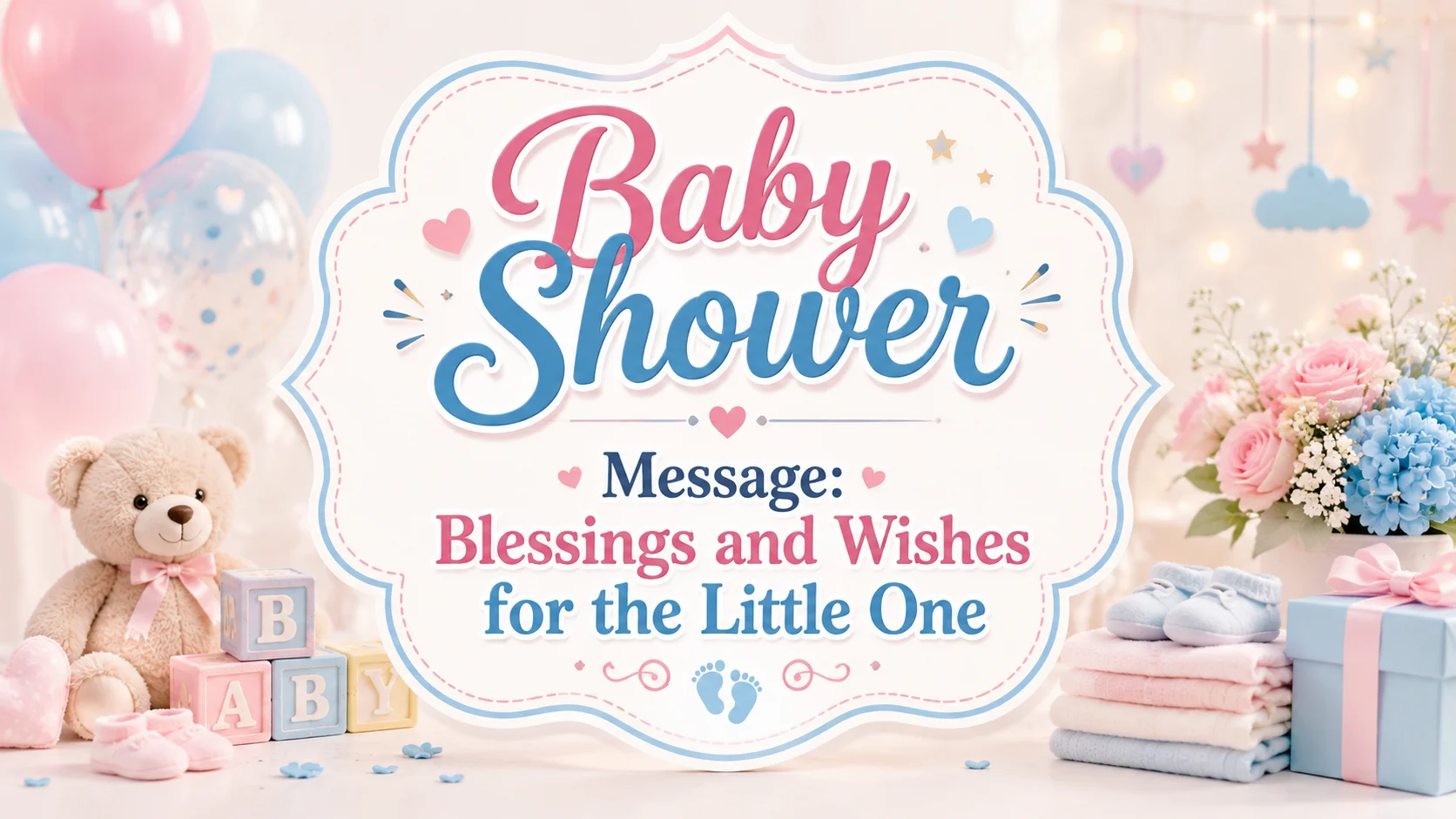 Baby Shower Message Blessings and Wishes for the Little One