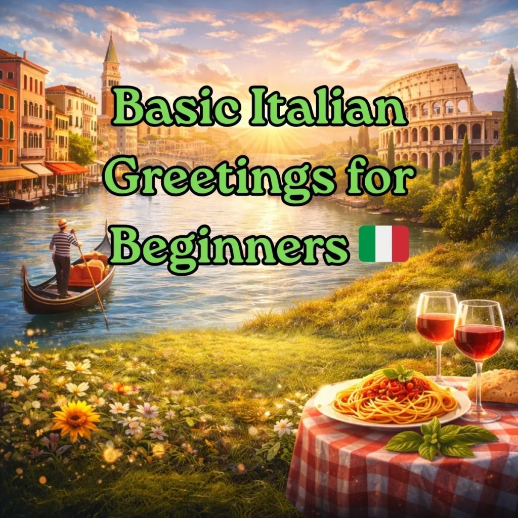 Basic Italian Greetings for Beginners 🇮🇹