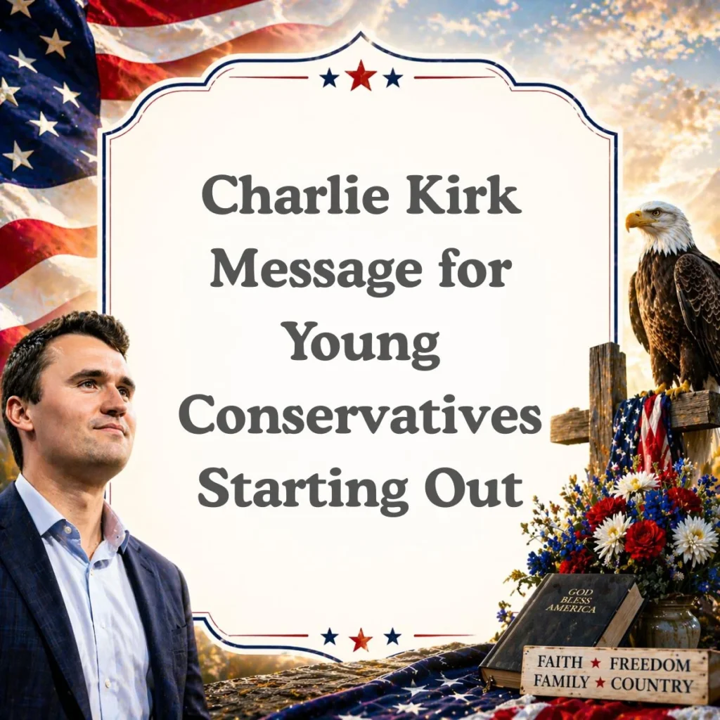 Charlie Kirk Message for Young Conservatives Starting Out