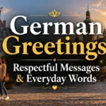 German Greetings: Respectful Messages & Everyday Words
