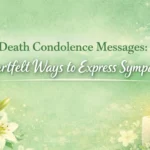 Death Condolence Messages Heartfelt Ways to Express Sympathy