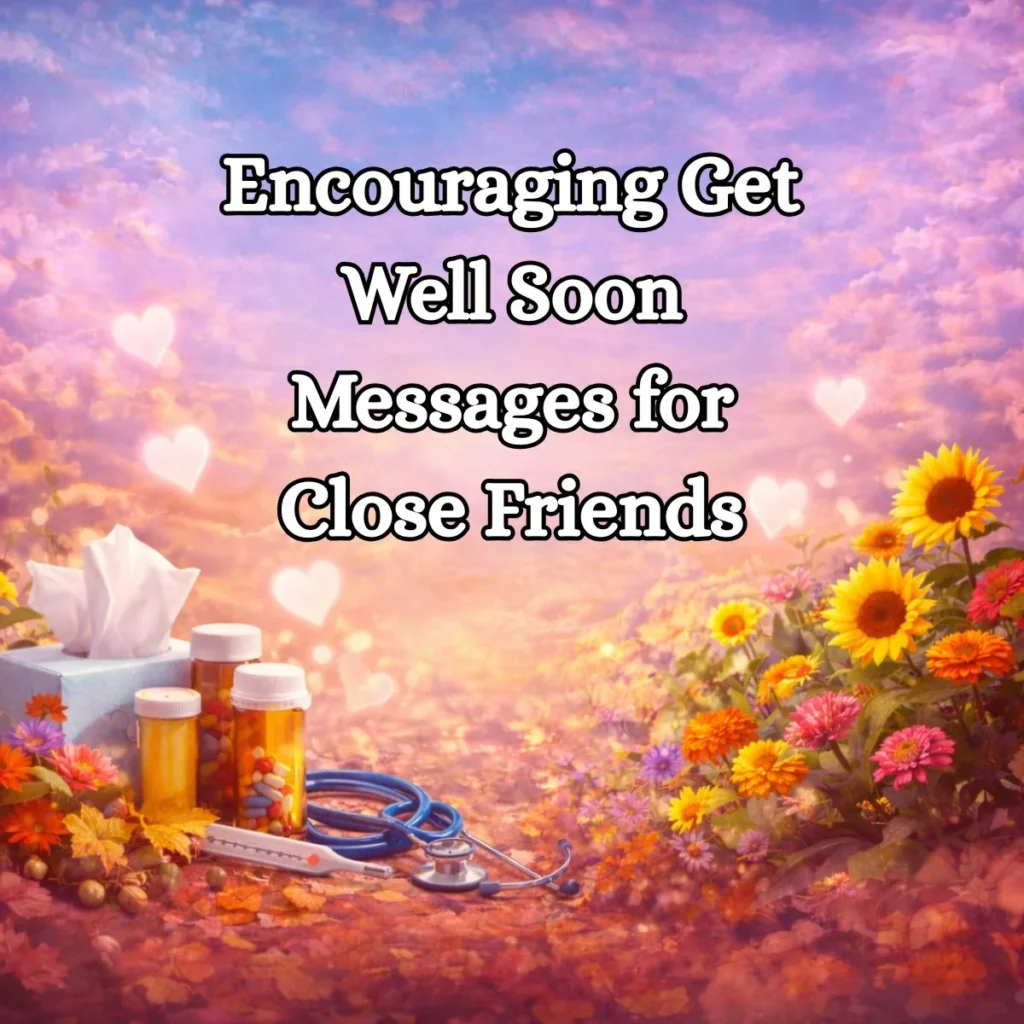 Encouraging Get Well Soon Messages for Close Friends