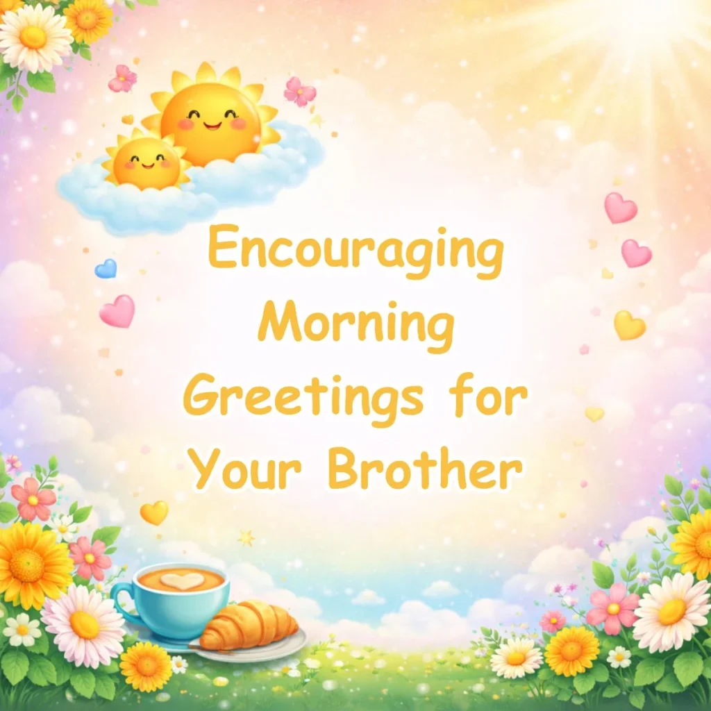 Encouraging Morning Greetings for Your Brother