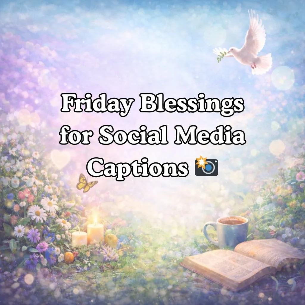 Friday Blessings for Social Media Captions 📸