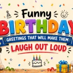 Funny Birthday Greetings That Will Make Them Laugh Out Loud