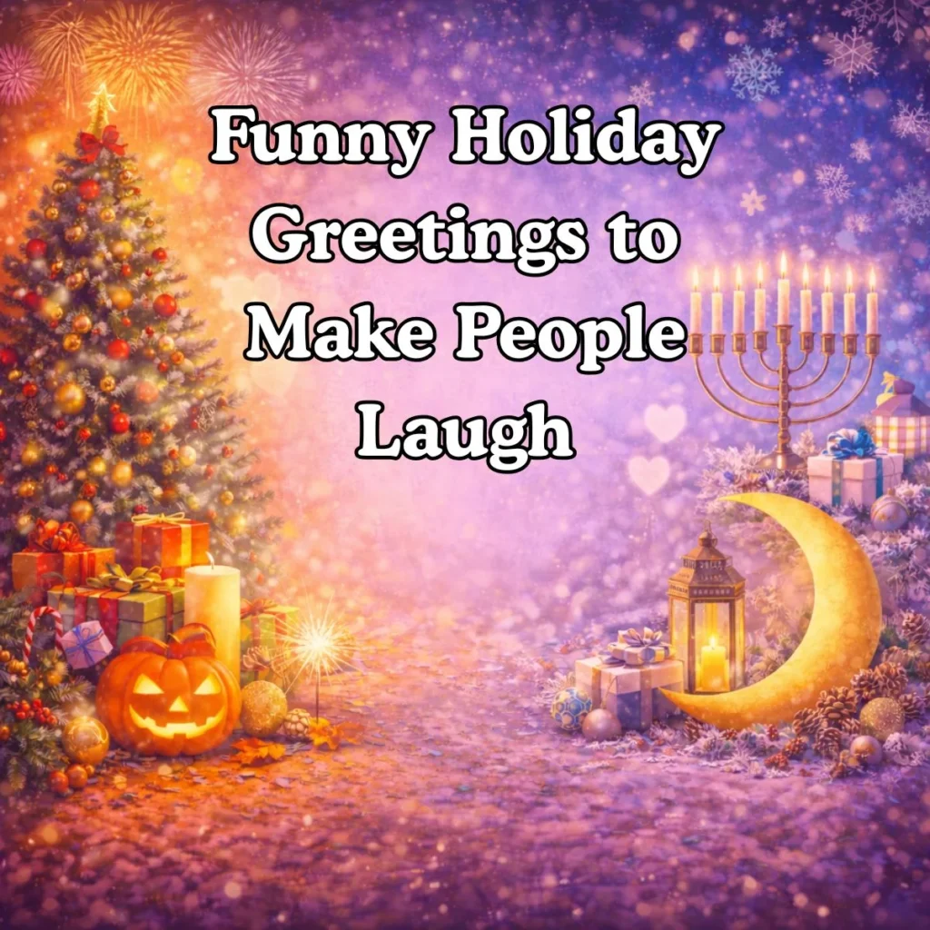 Funny Holiday Greetings to Make People Laugh 😂