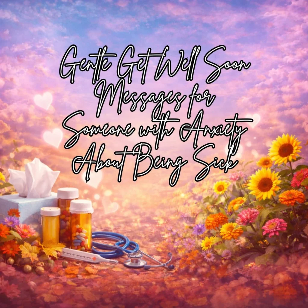 Gentle Get Well Soon Messages for Someone with Anxiety About Being Sick