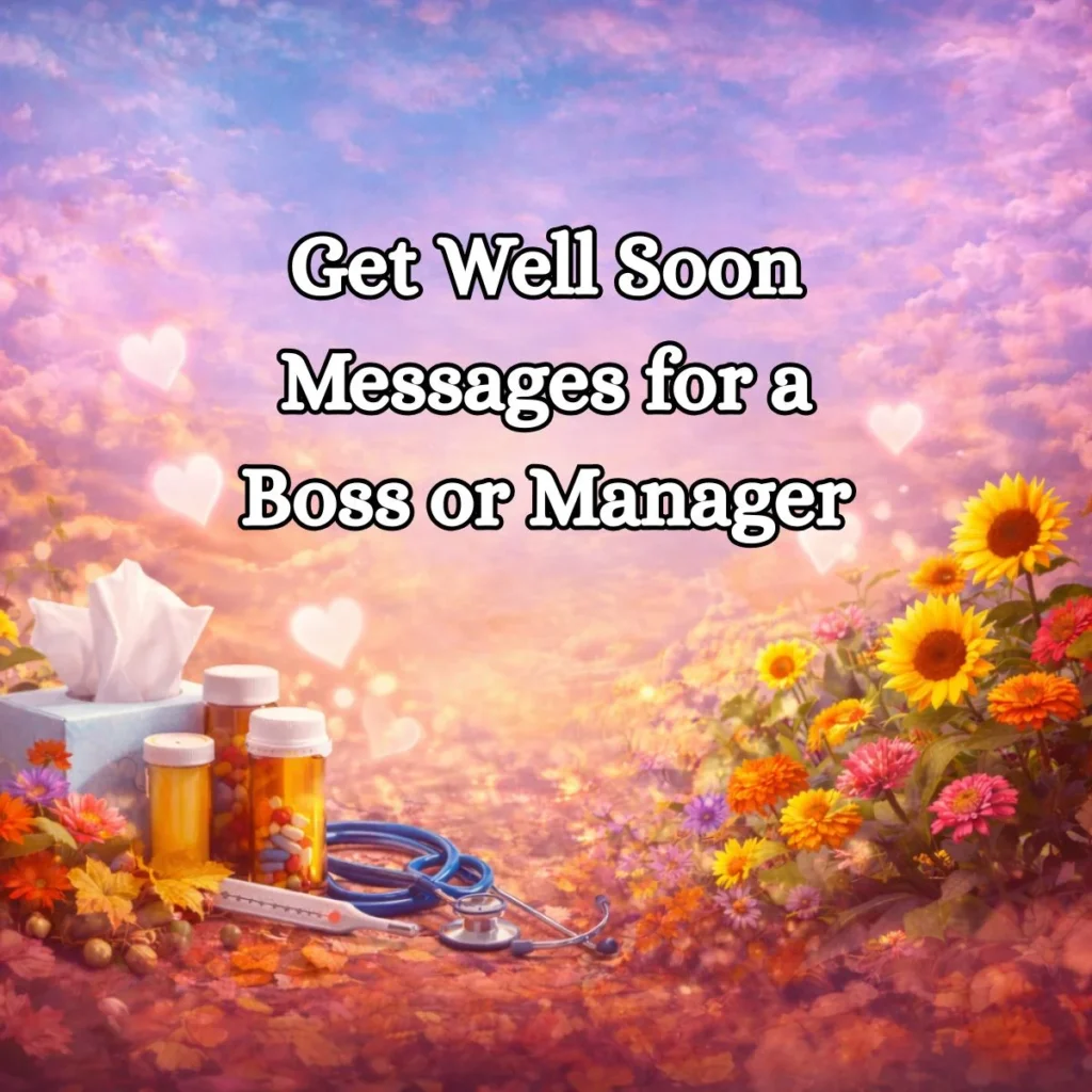 Get Well Soon Messages for a Boss or Manager