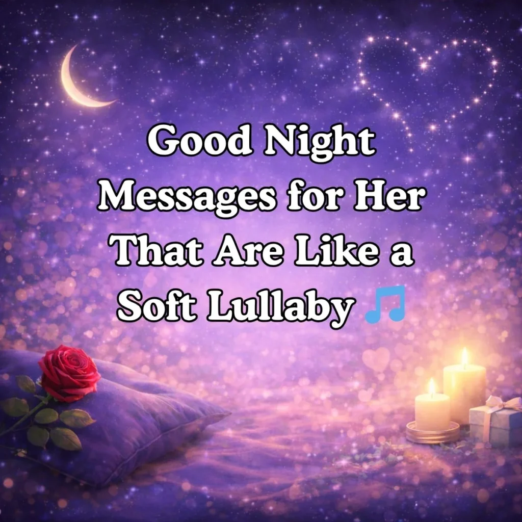 Good Night Messages for Her That Are Like a Soft Lullaby 🎵