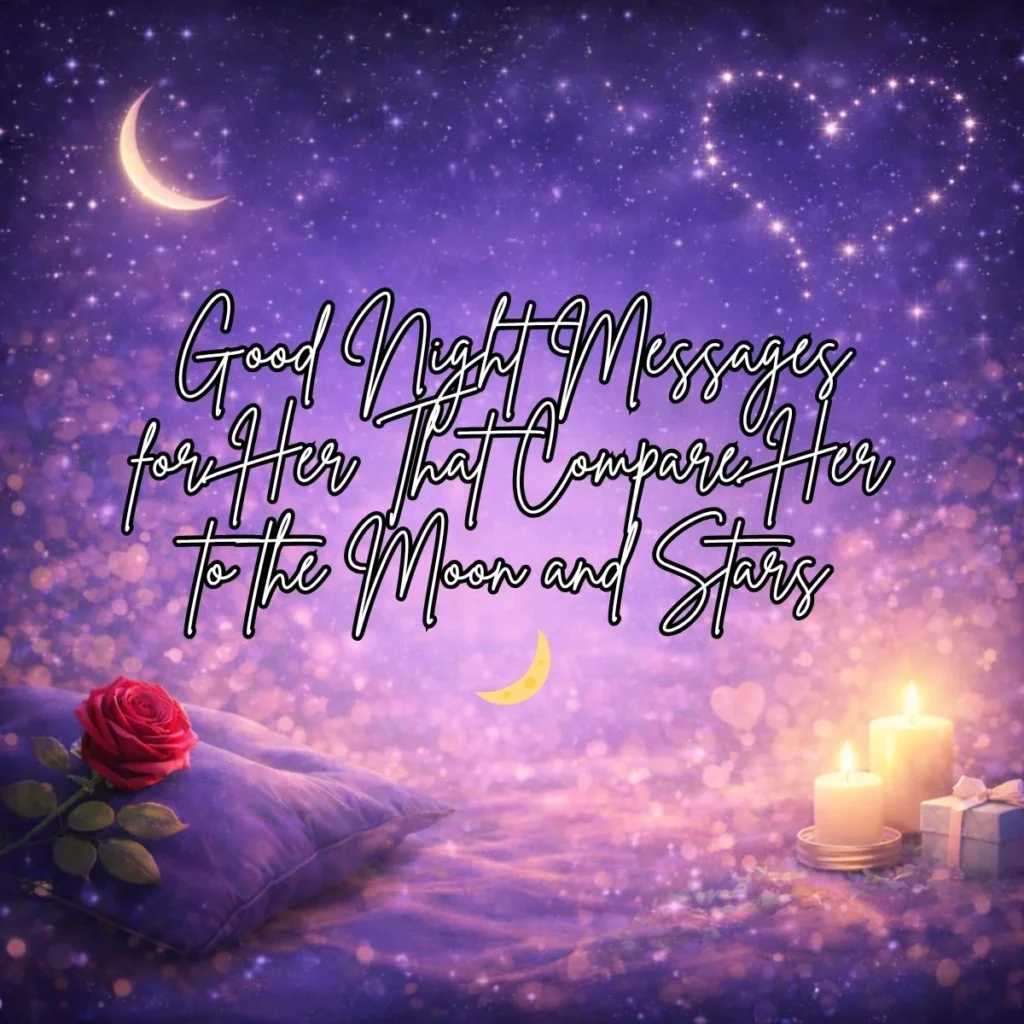Good Night Messages for Her That Compare Her to the Moon and Stars 🌙