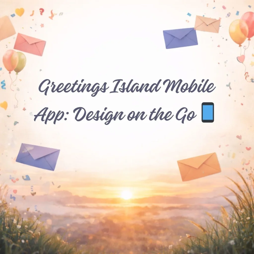 Greetings Island Mobile App Design on the Go 📱