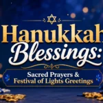 Hanukkah Blessings Sacred Prayers & Festival of Lights Greetings