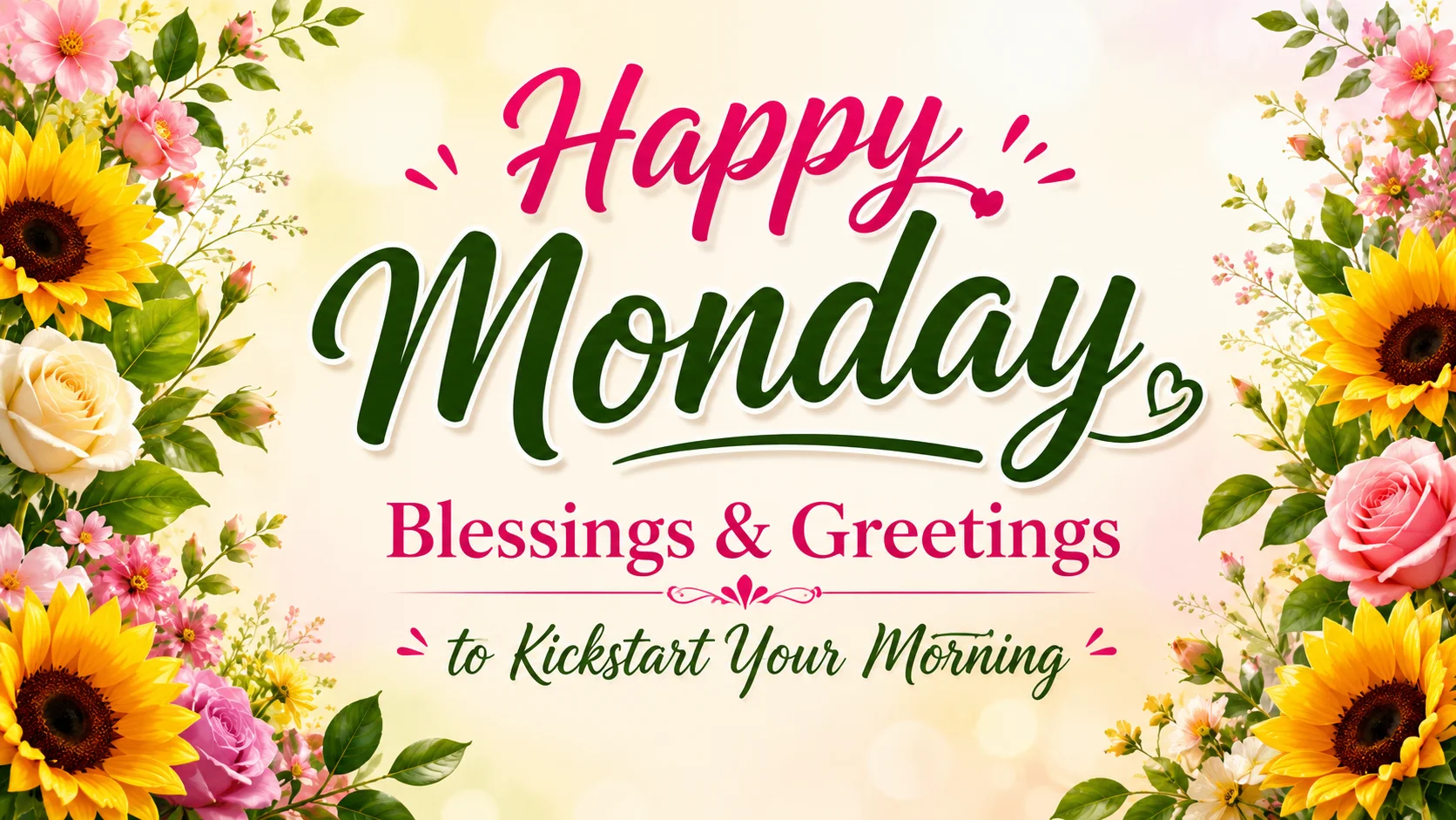 Happy Monday Blessings & Greetings to Kickstart Your Morning