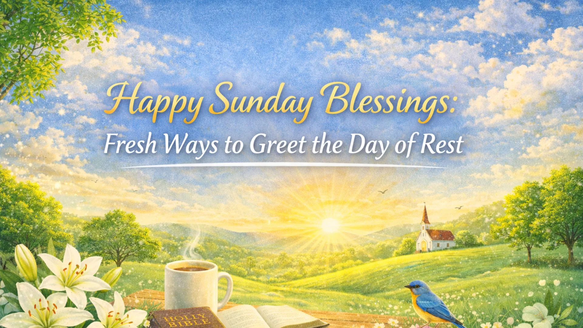 Happy Sunday Blessings Fresh Ways to Greet the Day of Rest
