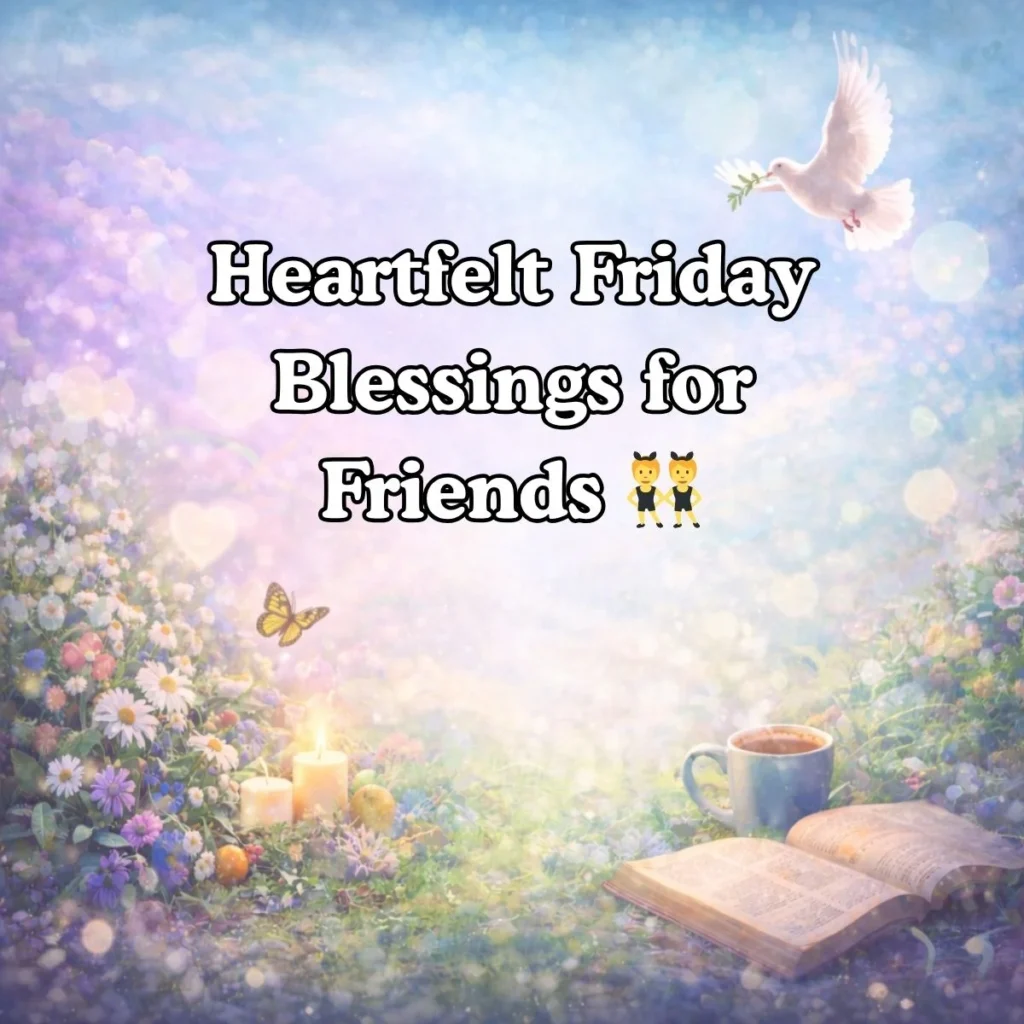 Heartfelt Friday Blessings for Friends 👯