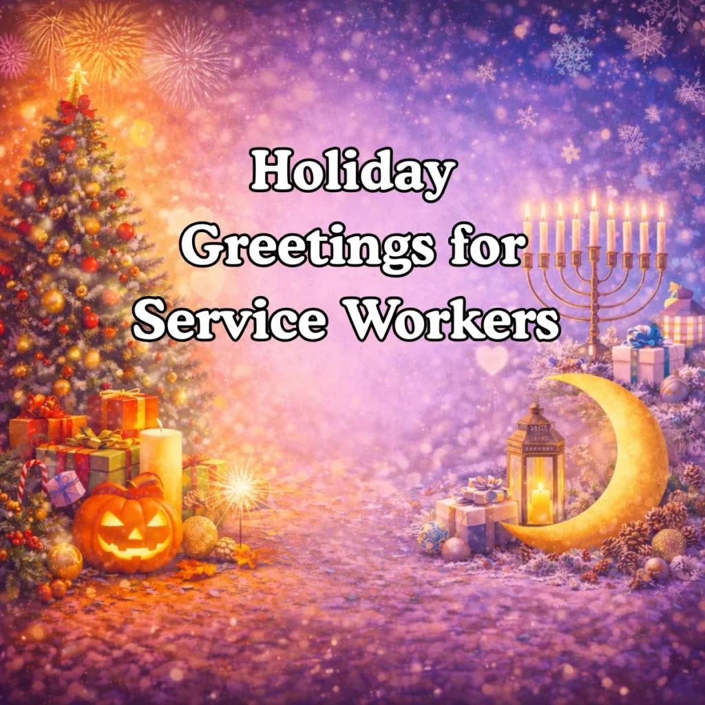 Holiday Greetings for Service Workers 🛠️