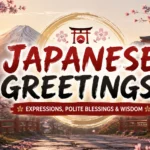 Japanese Greetings Expressions, Polite Blessings & Wisdom