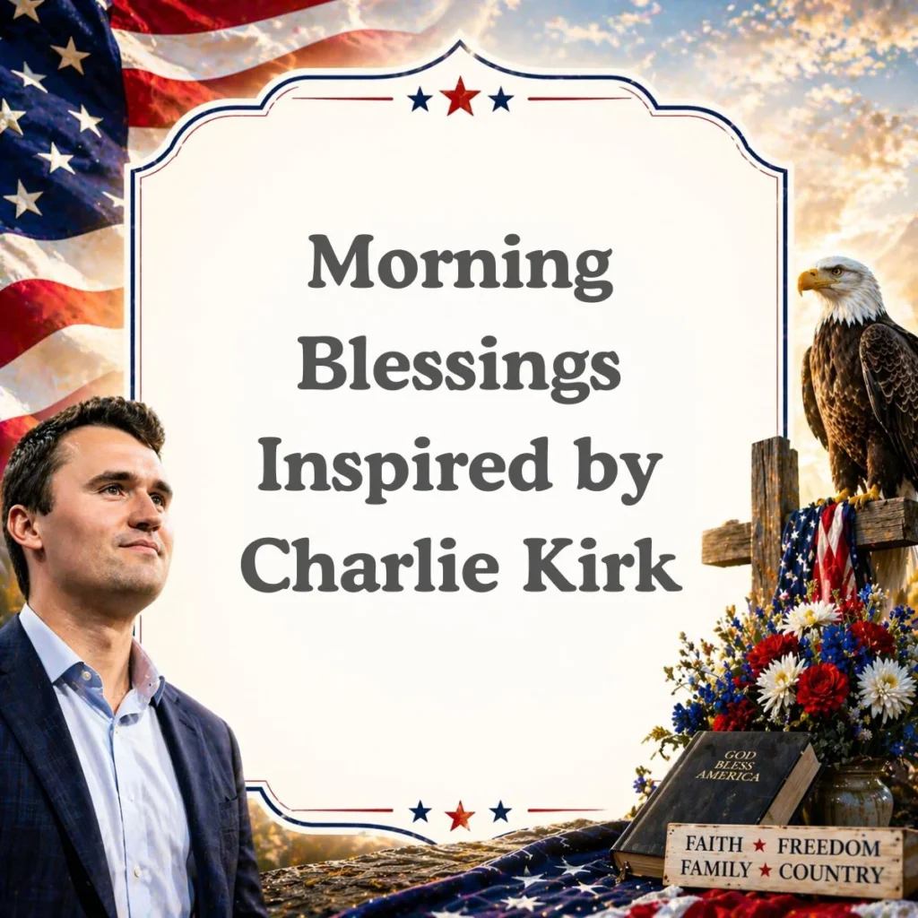 Morning Blessings Inspired by Charlie Kirk