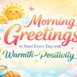 Morning Greetings to Start Every Day with Warmth and Positivity