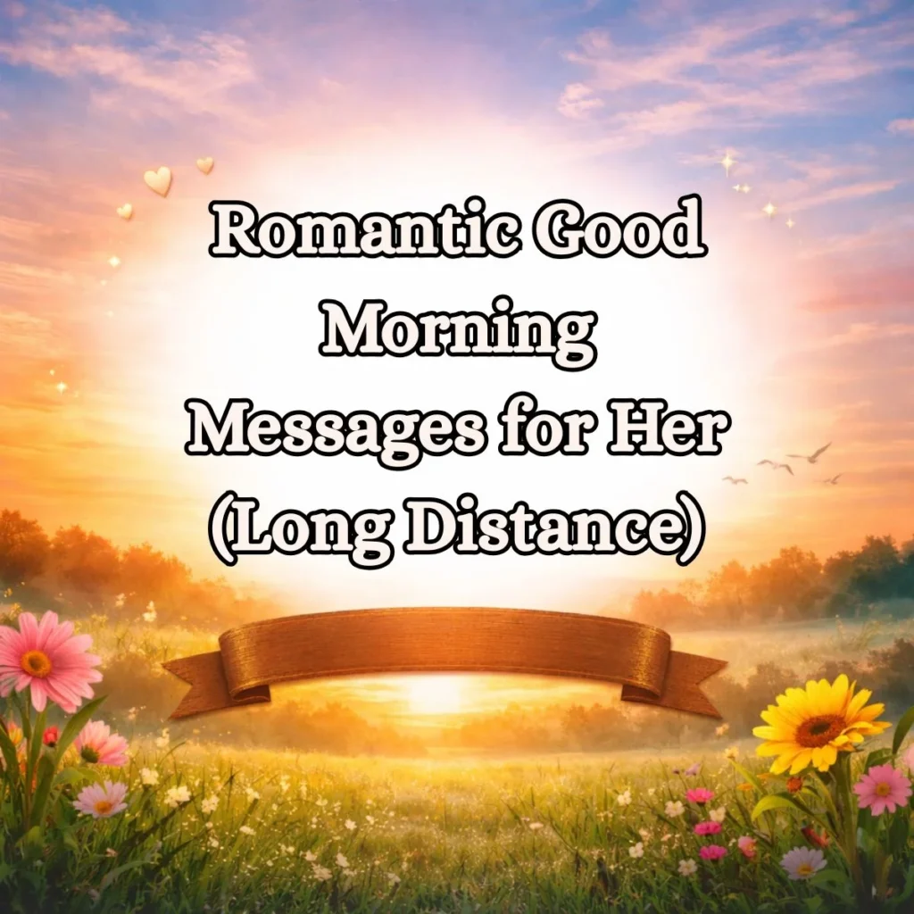 Romantic Good Morning Messages for Her (Long Distance)