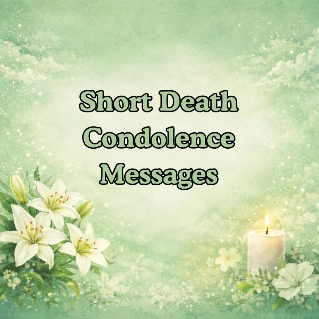 Short Death Condolence Messages