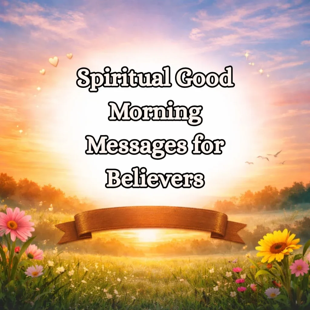 Spiritual Good Morning Messages for Believers