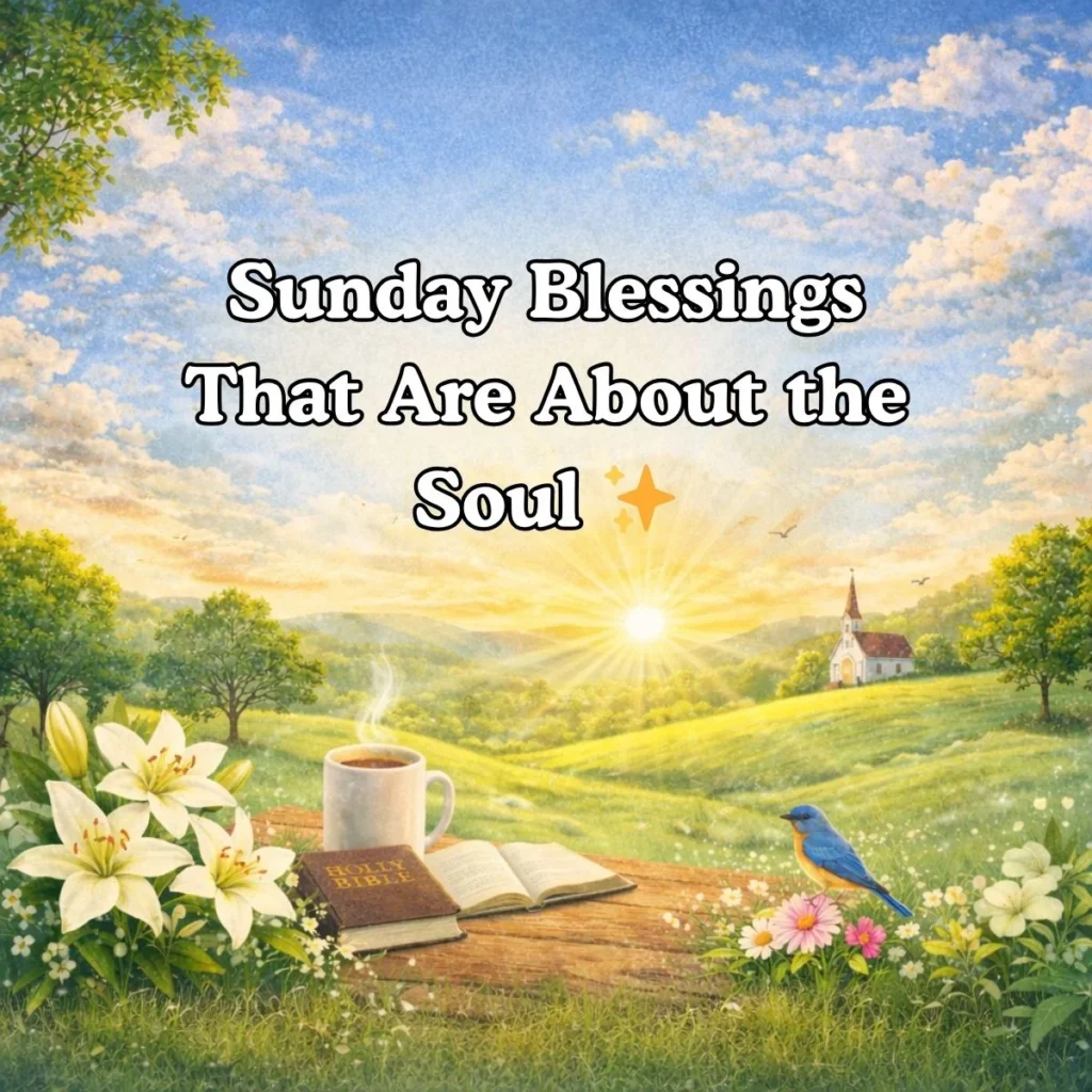 Sunday Blessings That Are About the Soul ✨