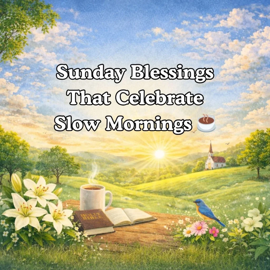 Sunday Blessings That Celebrate Slow Mornings ☕