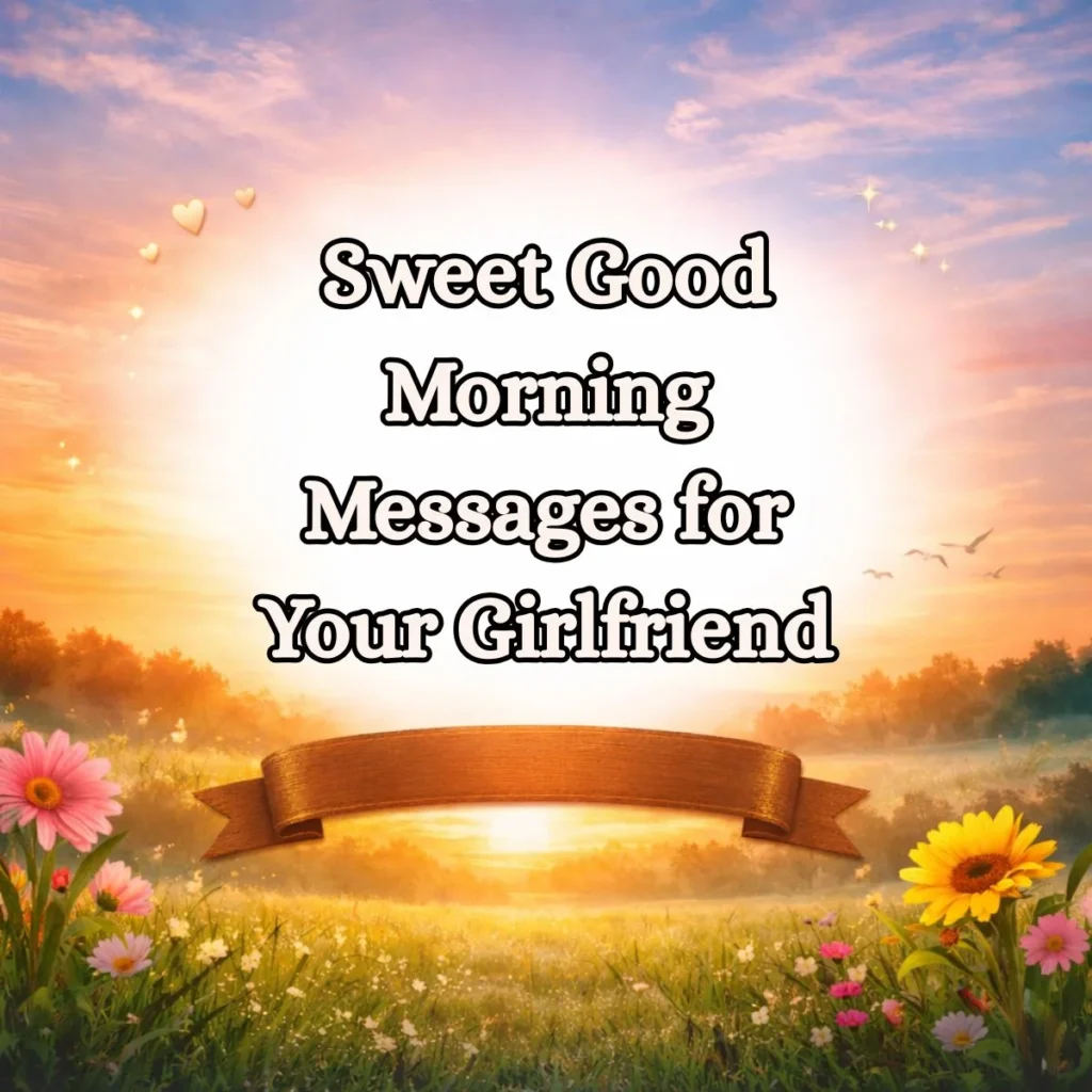 Sweet Good Morning Messages for Your Girlfriend