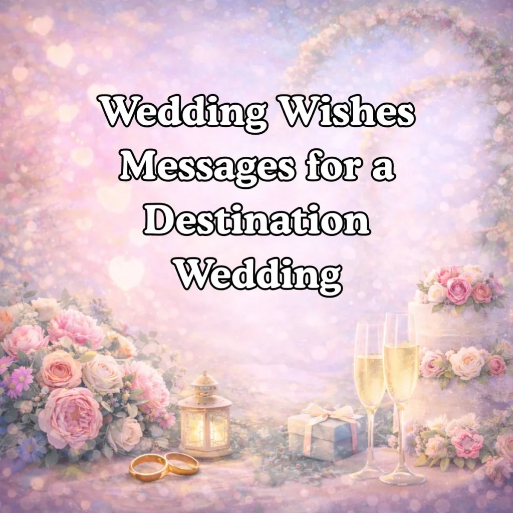 Wedding Wishes Messages for a Destination Wedding ✈️