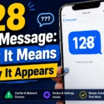 128 Text Message What It Means & Why It Appears