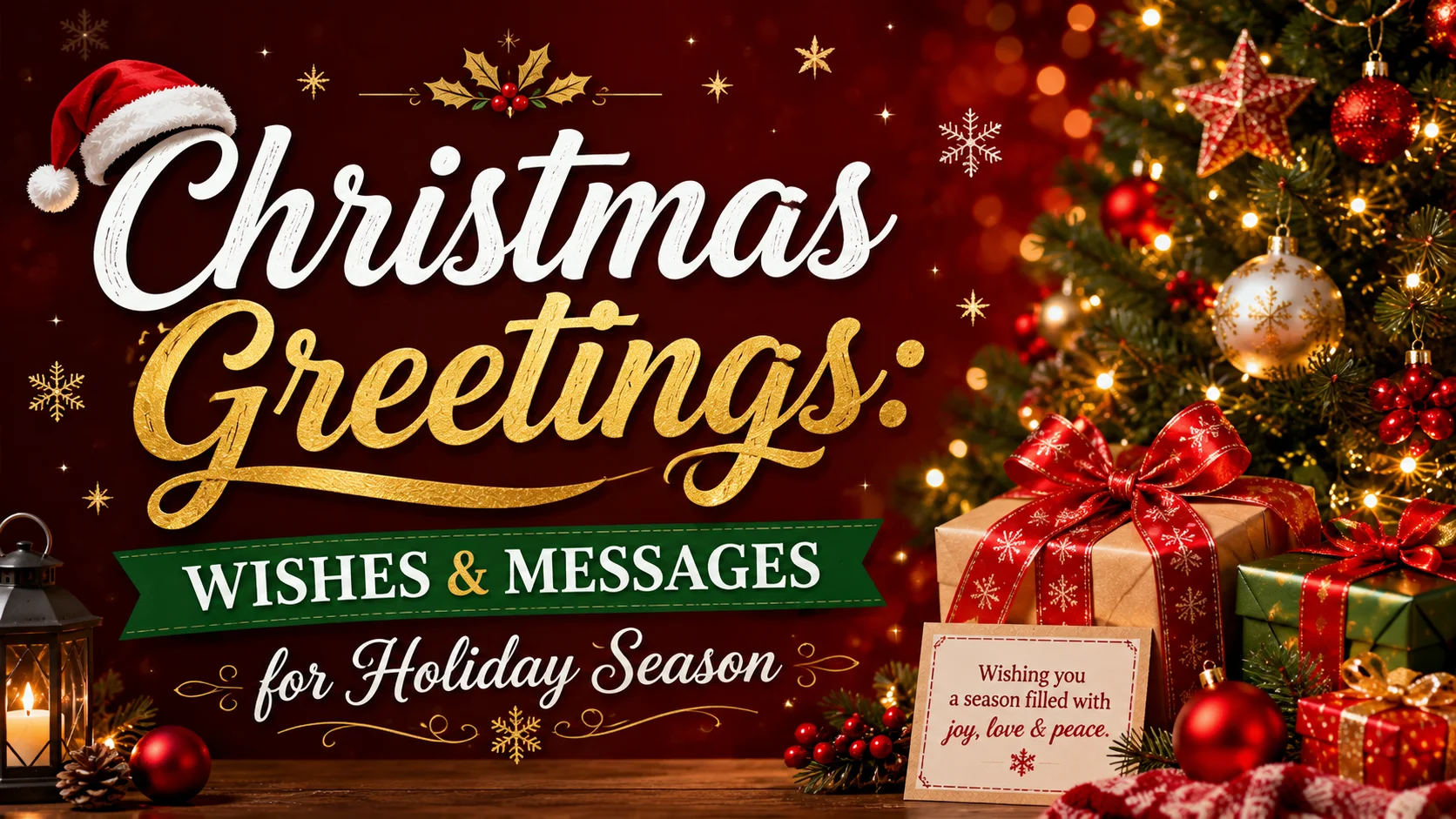 Christmas Greetings Wishes & Messages for Holiday Season