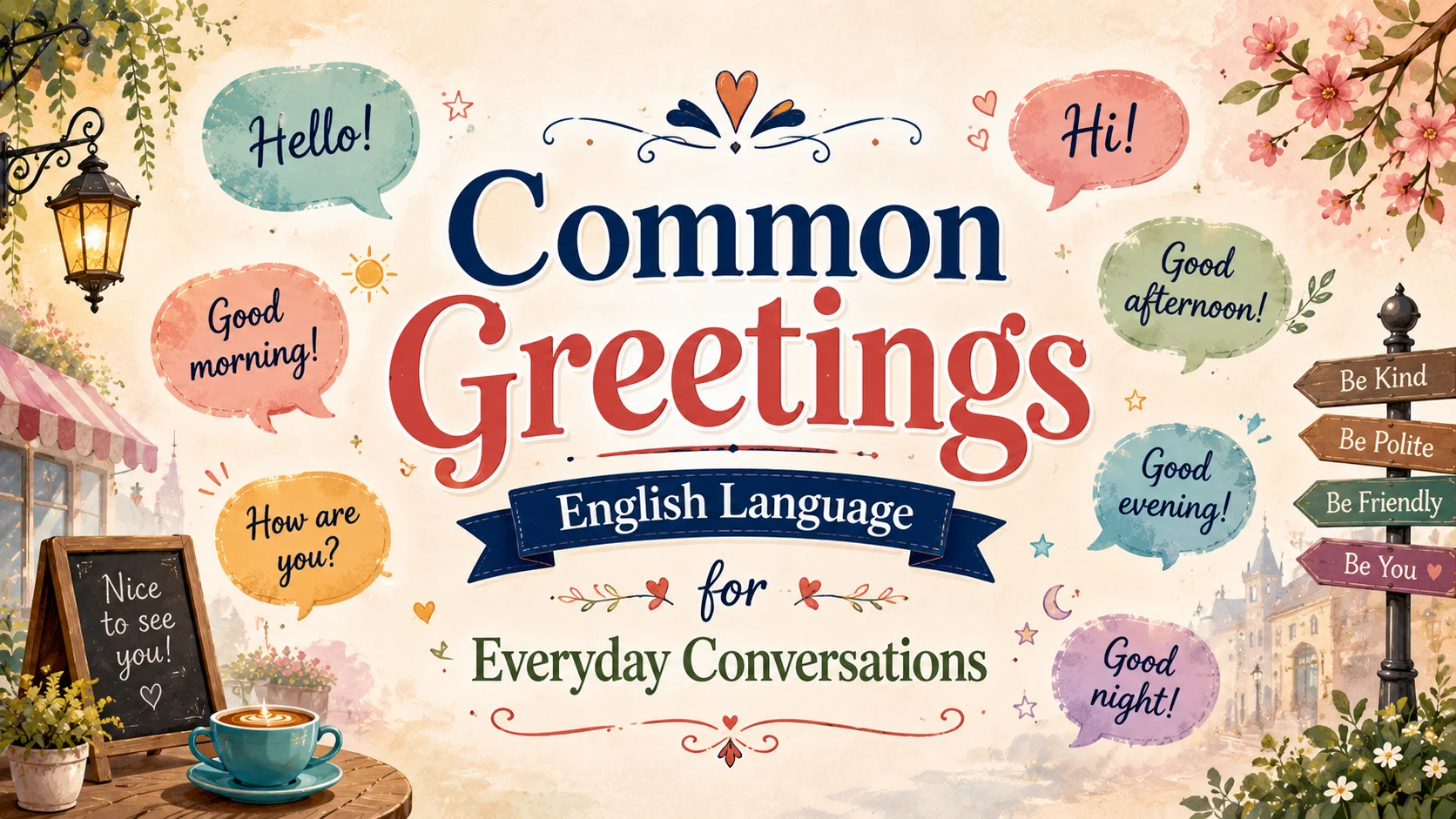Common Greetings English Language for Everyday Conversations