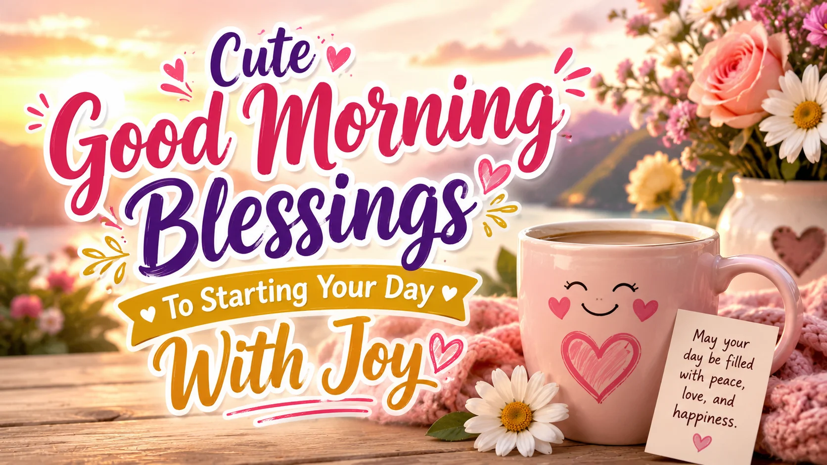 Cute Good Morning Blessings To Starting Your Day With Joy