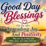 Good Day Blessings To Spreading Joy And Positivity