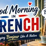 Good Morning In French To Saying Bonjour Like A Native