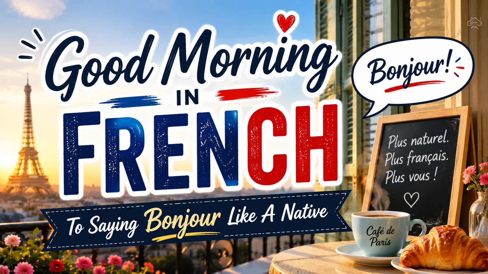 Good Morning In French To Saying Bonjour Like A Native