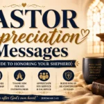 Pastor Appreciation Messages A Guide to Honoring Your Shepherd