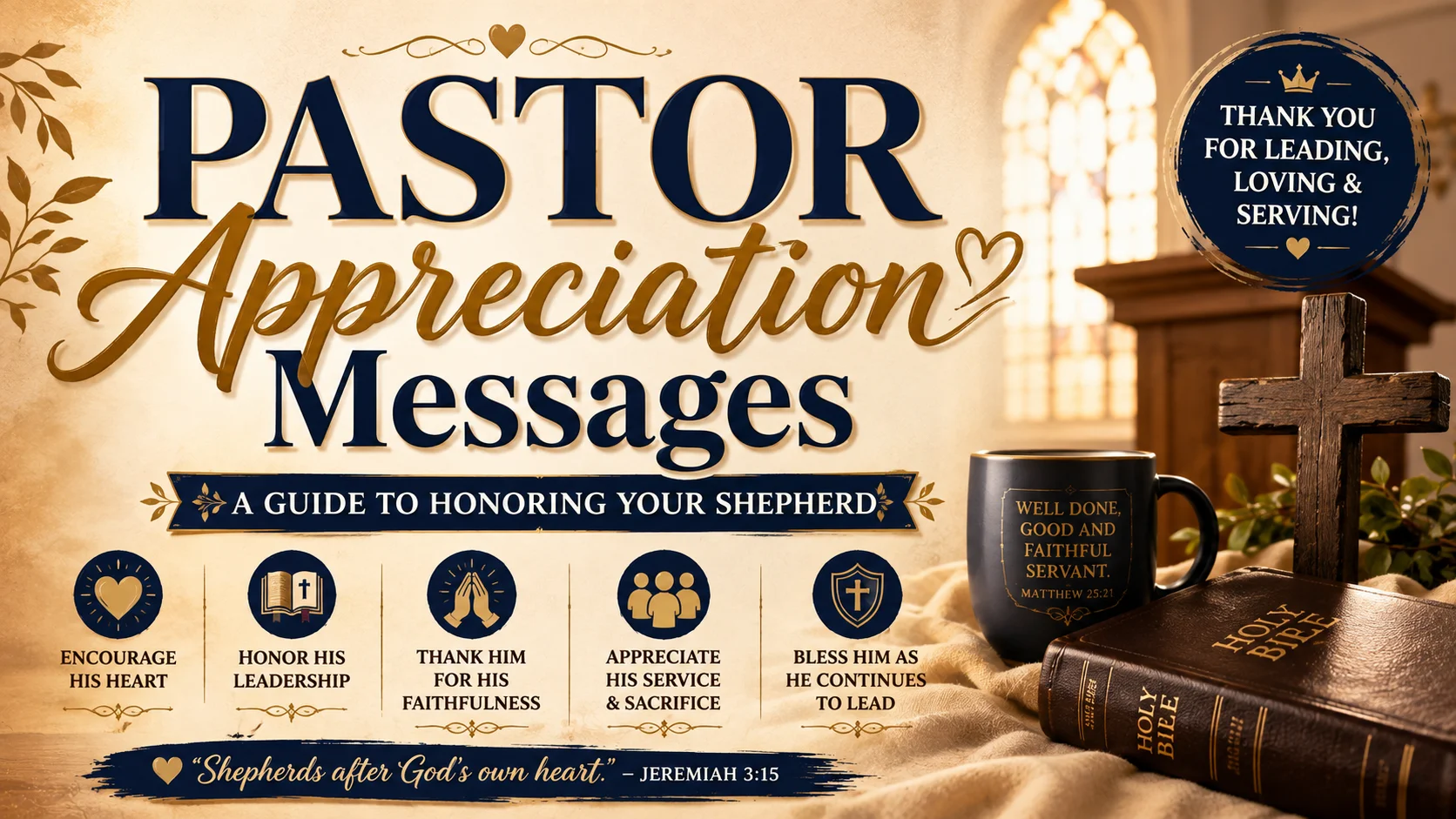 Pastor Appreciation Messages A Guide to Honoring Your Shepherd