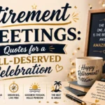 Retirement Greetings Quotes for a Well-Deserved Celebration