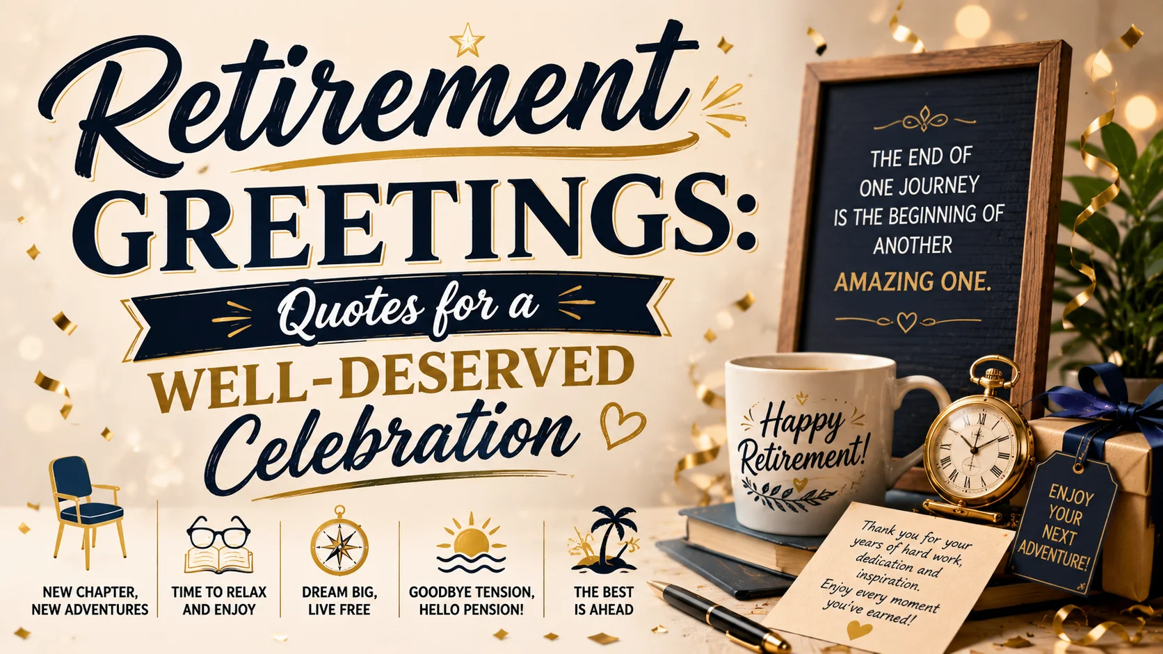 Retirement Greetings Quotes for a Well-Deserved Celebration