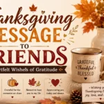 Thanksgiving Message to Friends Heartfelt Wishes of Gratitude