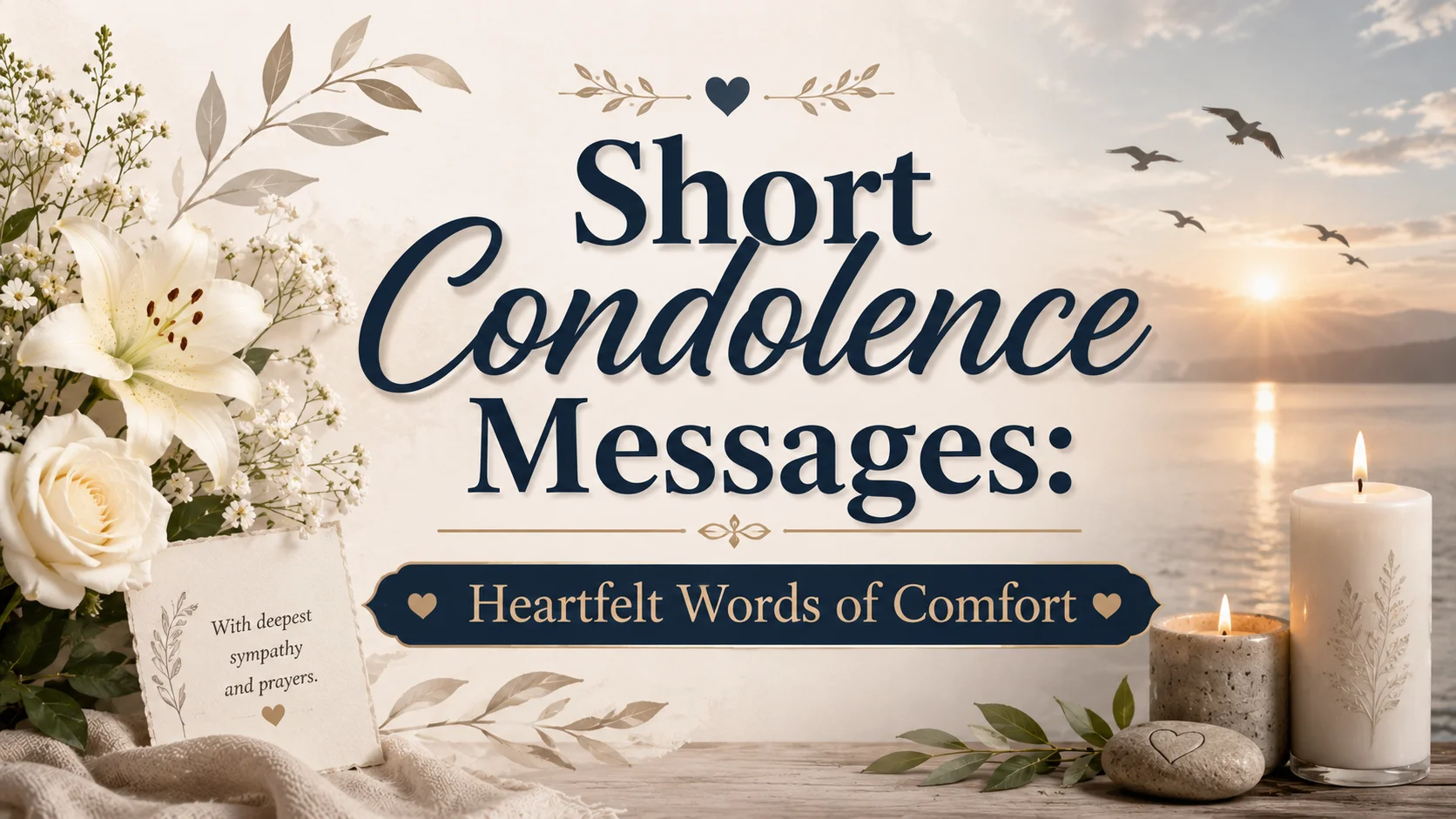 Short Condolence Messages Heartfelt Words of Comfort