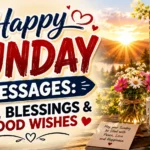 Happy Sunday Messages Joy, Blessings & Good Wishes