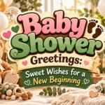 Baby Shower Greetings Sweet Wishes for a New Beginning