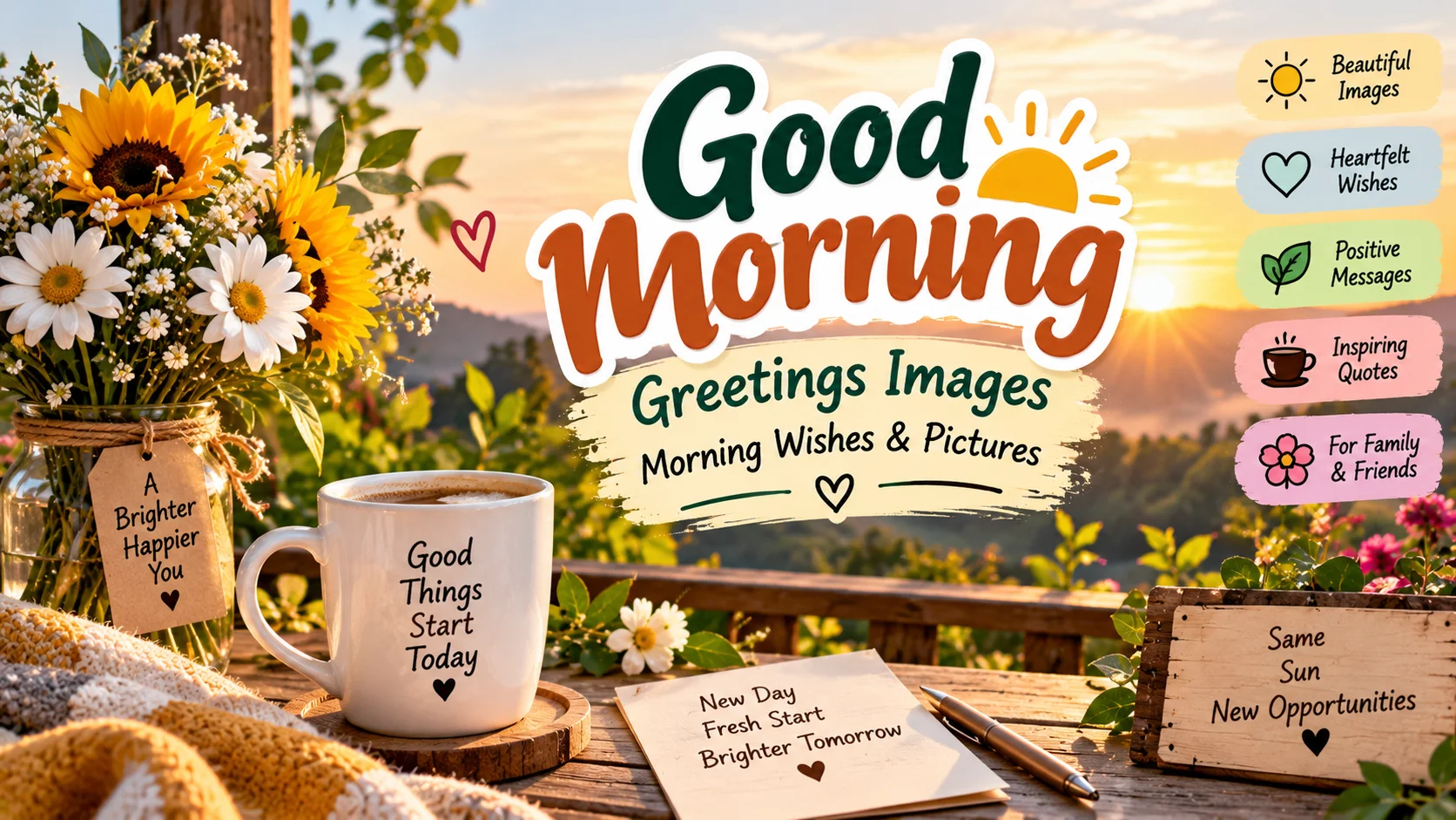 Good Morning Greetings Images Morning Wishes & Pictures