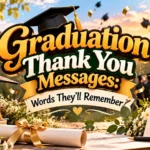 Graduation Thank You Messages Words They’ll Remember