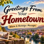 Greetings From Your Hometown Warm & Nostalgic Messages