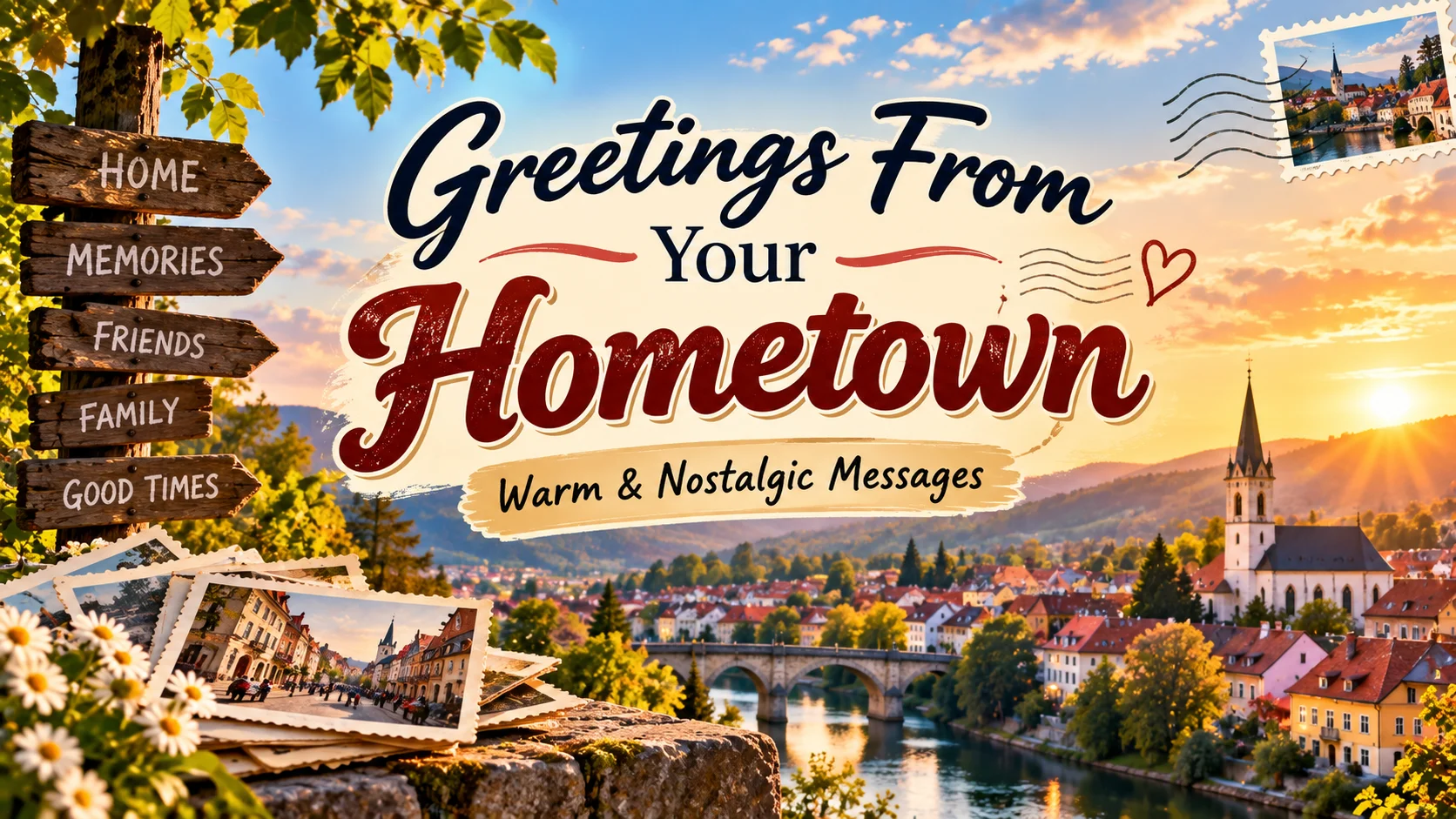 Greetings From Your Hometown Warm & Nostalgic Messages
