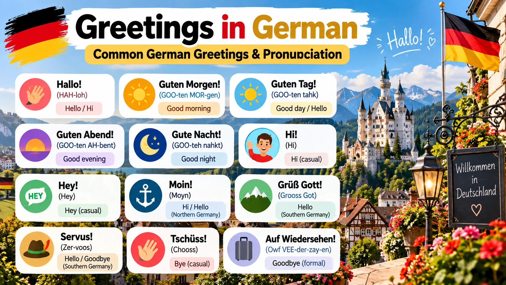 Greetings in German Common German Greetings & Pronunciation